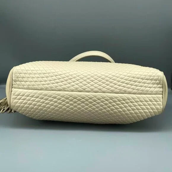 Bally Beige Quilted Handbag - Picture 6 of 12